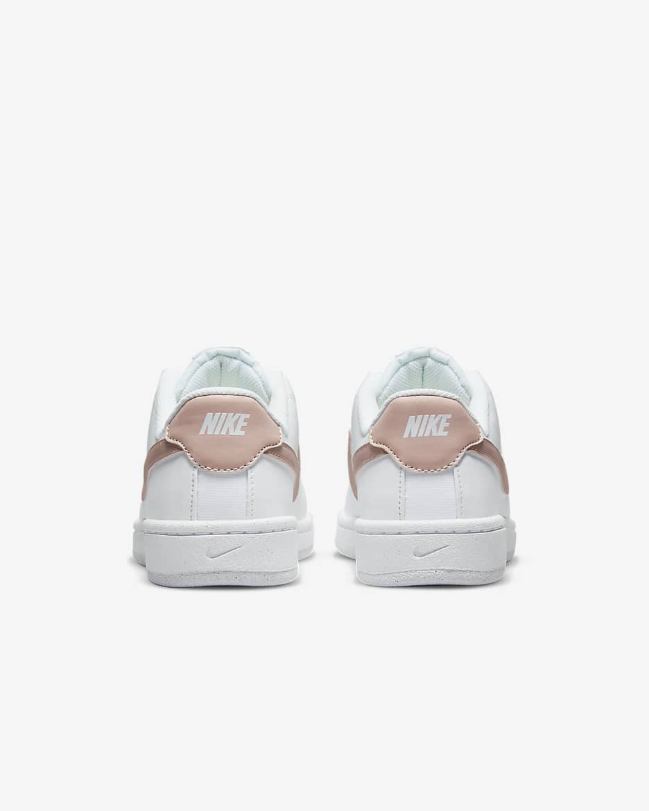 Nike court royale white pink online